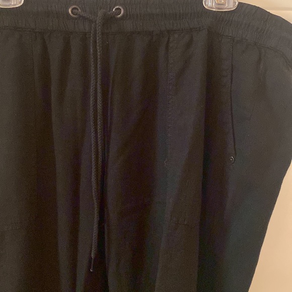 Sanctuary Black Athletic Pants, Elastic Leg Bottoms, XL, inseam-29”, waist-17.5” - Picture 2 of 7